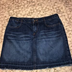 Express denim skirt